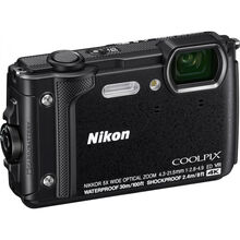 Фотоапарат NIKON Coolpix W300 Black (VQA070E1)