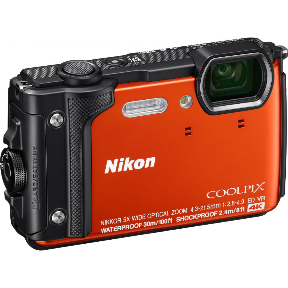 Фотоапарат NIKON Coolpix W300 Orange (VQA071E1) Кіл-ть ефективних мегапікслів 16