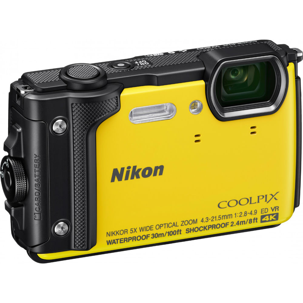 Фотоапарат NIKON Coolpix W300 Yellow (VQA072E1) Кіл-ть ефективних мегапікслів 16