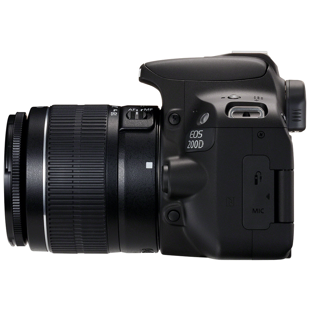 Зовнішній вигляд Фотоапарат CANON EOS 200D kit 18-55 DC (2250C014AA)