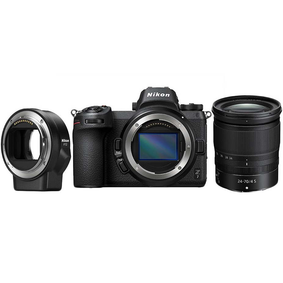 

Фотоаппарат NIKON Z 7 + 24-70 f4 + FTZ Adapter Kit, Z7 24-70 f4 Kit + FTZ Adapter