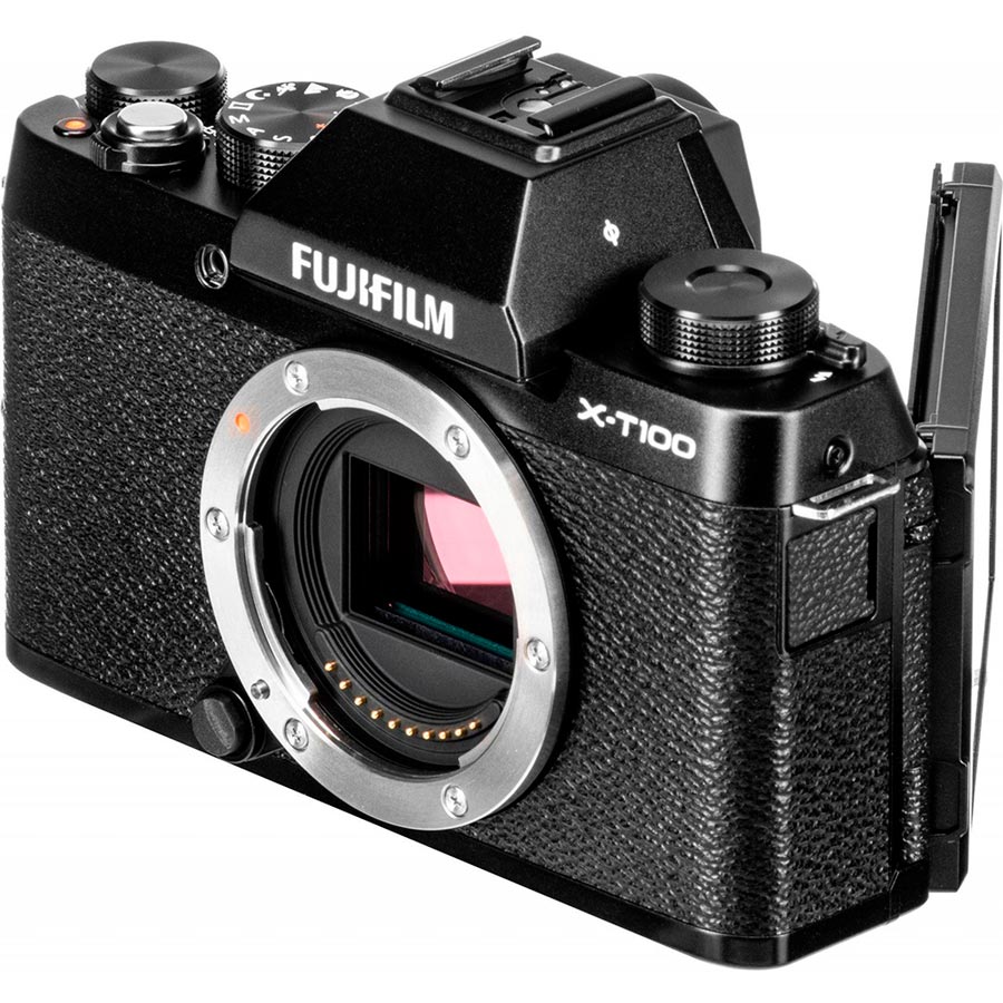 Зовнішній вигляд Фотоапарат FUJIFILM X-T100 body Black (16582268)