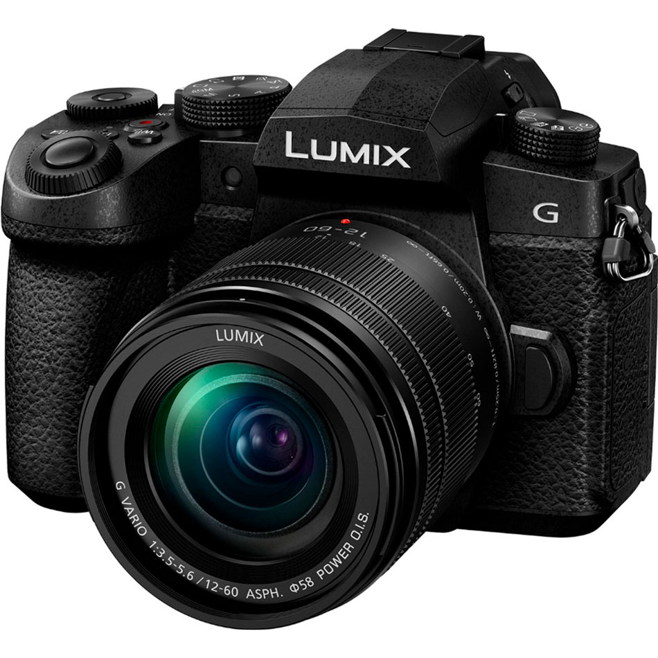 Зовнішній вигляд Фотоапарат PANASONIC DC-G90 Kit 12-60mm Black (DC-G90MEE-K)