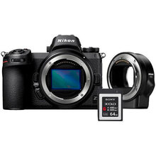Фотоаппарат NIKON Z6 + FTZ Adapter Kit + 64 GB XQD (VOA020K008)