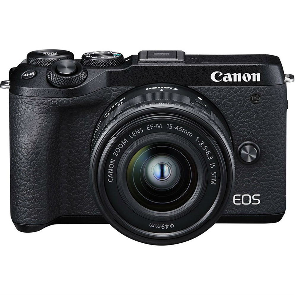 

Фотоаппарат CANON EOS M6 Mark II Kit M15-45 IS STM + EVF Black (3611C053AA), EOS M6 Mark II Kit M15-45 IS STM + EVF Black