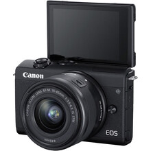 Фотоапарат CANON EOS M200 + 15-45 IS STM Kit Black (3699C027AA)