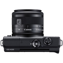 Фотоапарат CANON EOS M200 + 15-45 IS STM Kit Black (3699C027AA)