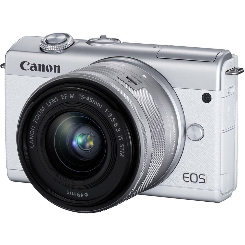 Фотоапарат CANON EOS M200 + 15-45 IS STM White (3700C032) Тип системний