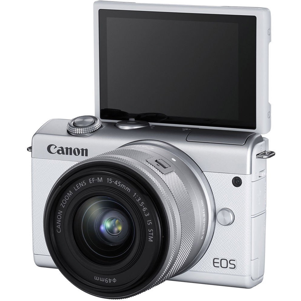 Фотоапарат CANON EOS M200 + 15-45 IS STM White (3700C032) Кіл-ть ефективних мегапікслів 24.1