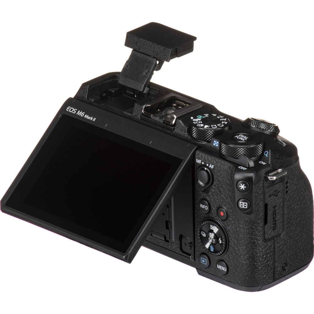 В Україні Фотоапарат CANON EOS M6 Mark II Body Black (3611C051)