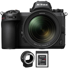 Фотоаппарат NIKON Z 7 + 24-70mm f4 + FTZ Adapter + 64Gb XQD Kit (VOA010K008)