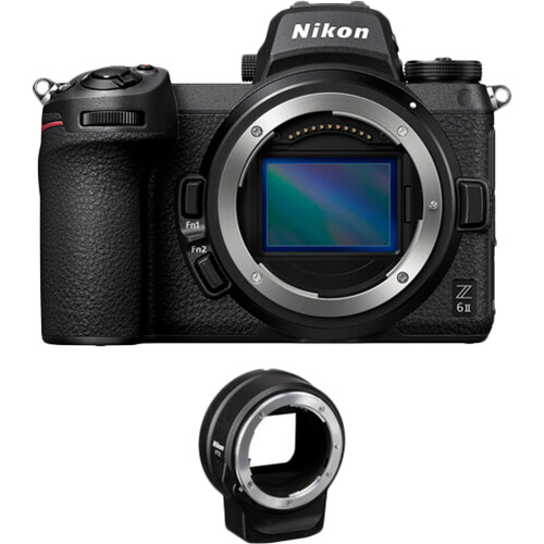 

Фотоаппарат NIKON Z 6 II + FTZ Adapter Kit (VOA060K002), Z 6 II + FTZ Adapter Kit (VOA060K002)