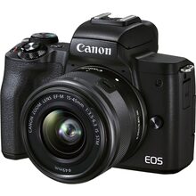 Фотоапарат CANON EOS M50 Mk2 + 15-45 IS STM Kit Black (4728C043)