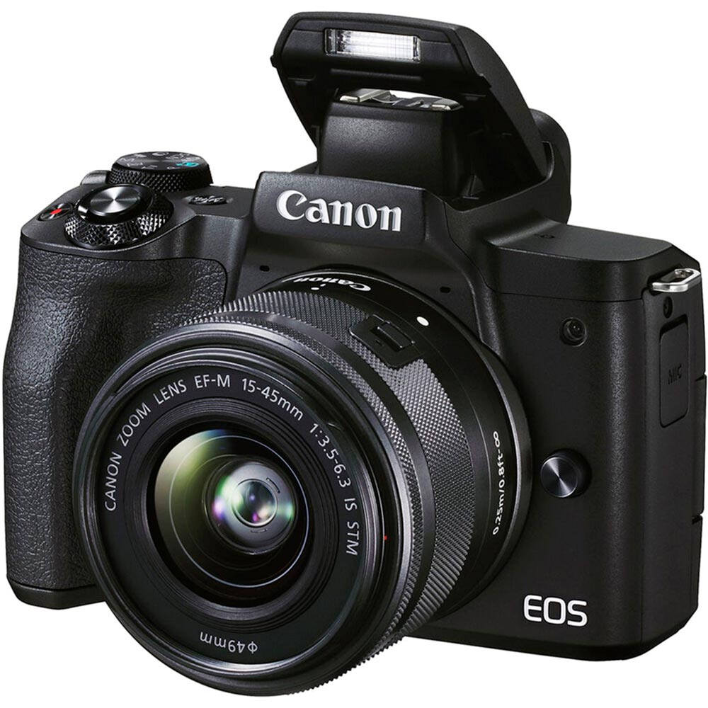 Фотоапарат CANON EOS M50 Mk2 + 15-45 IS STM Kit Black (4728C043) Тип системний