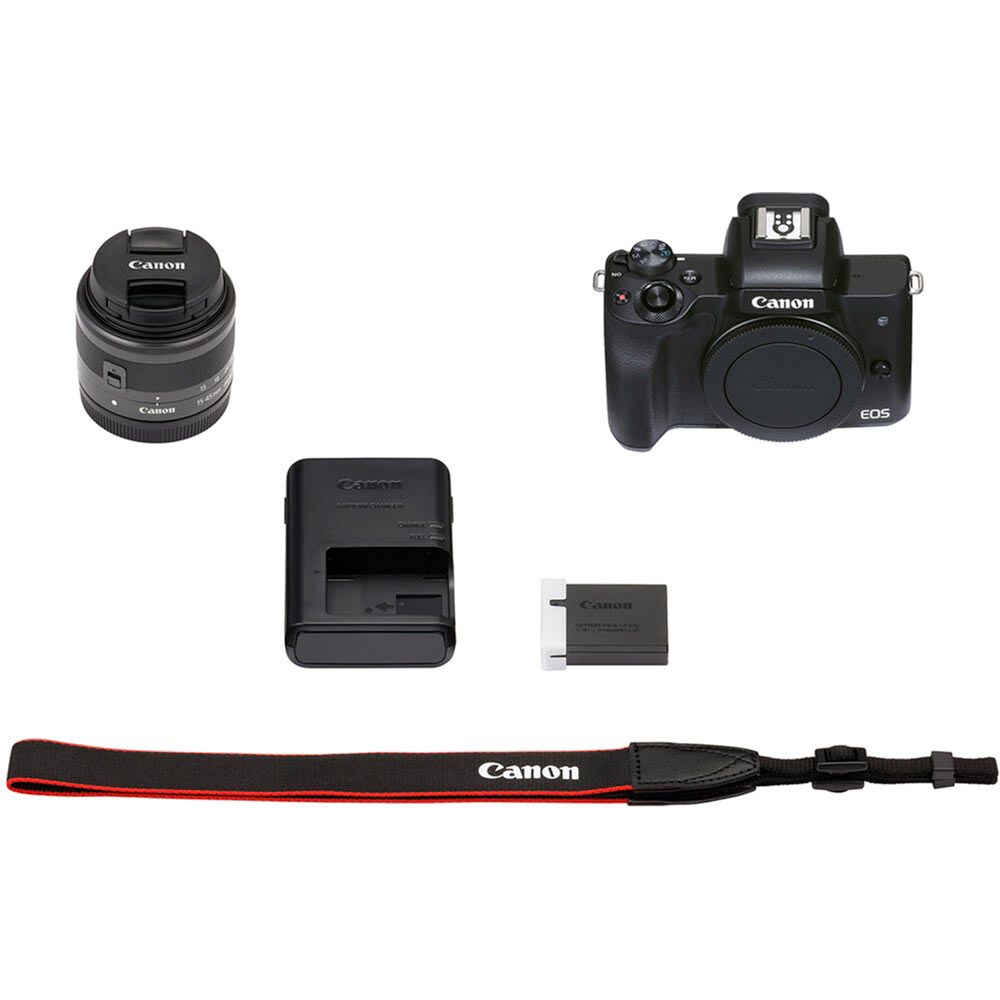 Покупка Фотоапарат CANON EOS M50 Mk2 + 15-45 IS STM Kit Black (4728C043)