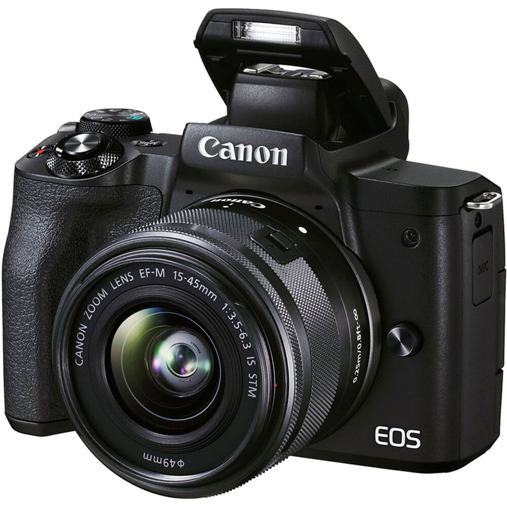 Фотоапарат Canon EOS M50 Mark II + 15-45 IS STM + SB130 + 16GB SD Kit Black (4728C058) Тип системний