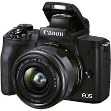 Фотоапарат Canon EOS M50 Mark II + 15-45 IS STM + SB130 + 16GB SD Kit Black (4728C058)