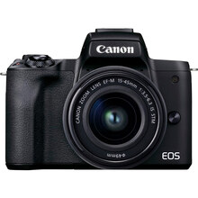 Фотоапарат Canon EOS M50 Mark II + 15-45 IS STM + SB130 + 16GB SD Kit Black (4728C058)