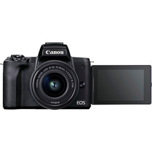 Фотоапарат Canon EOS M50 Mark II + 15-45 IS STM + SB130 + 16GB SD Kit Black (4728C058)