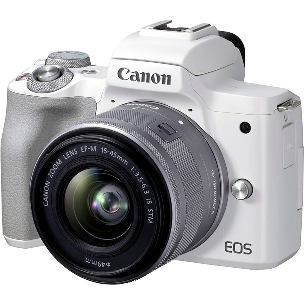 

Canon EOS M50 Mark II + 15-45 IS STM Kit White (4729C028), EOS M50 Mk2 + 15-45 IS STM Kit White (4729C028)