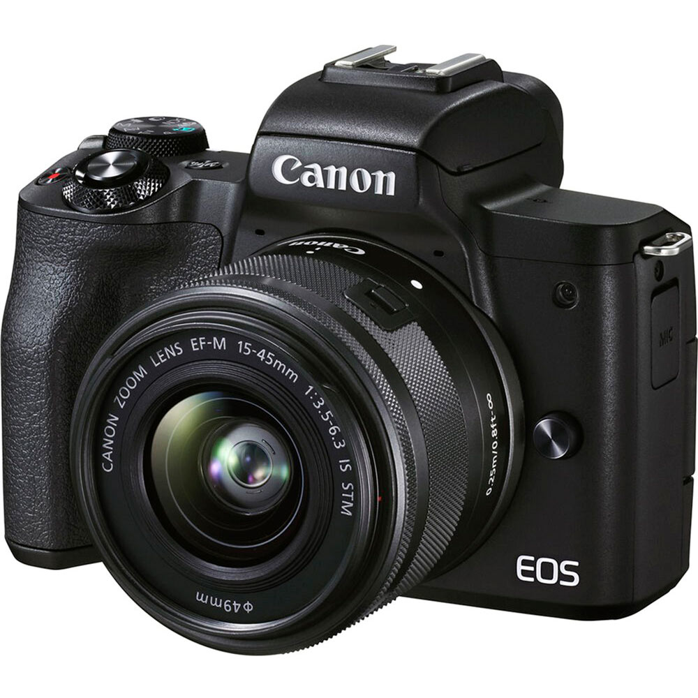 

Фотоаппарат CANON EOS M50 Mk2 + 15-45 IS STM VLogger Kit Black (4728C050), EOS M50 Mk2 + 15-45 IS STM VLogger Kit Black