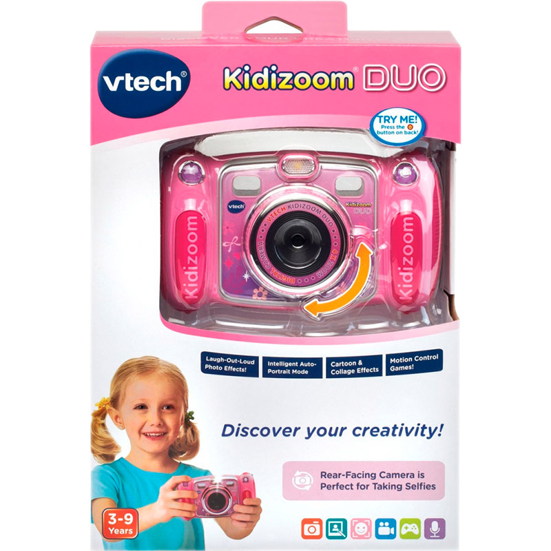 Фотоаппарат детский VTECH Kidizoom Duo Pink (80-170853) Диагональ ЖК-экрана 2.4
