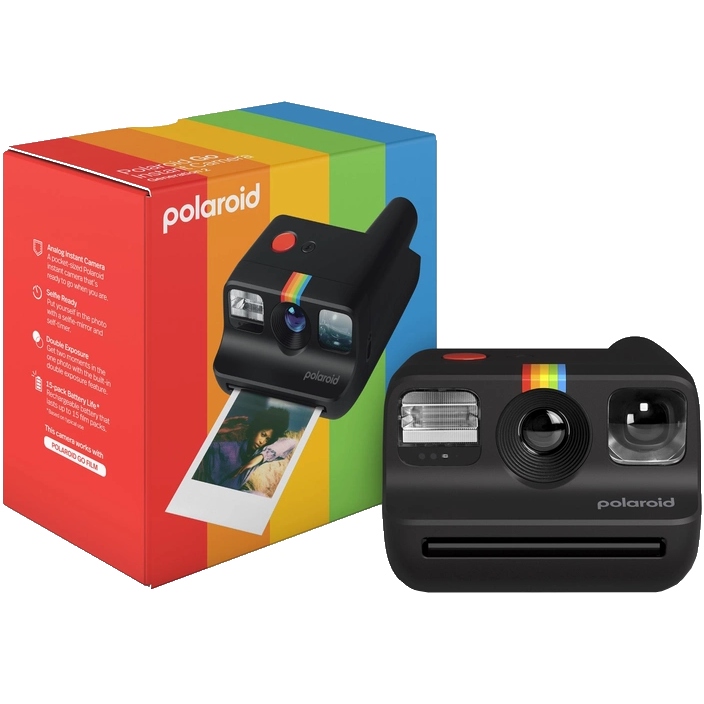 Зовнішній вигляд Фотоапарат POLAROID Go Gen 2 Black (9096)