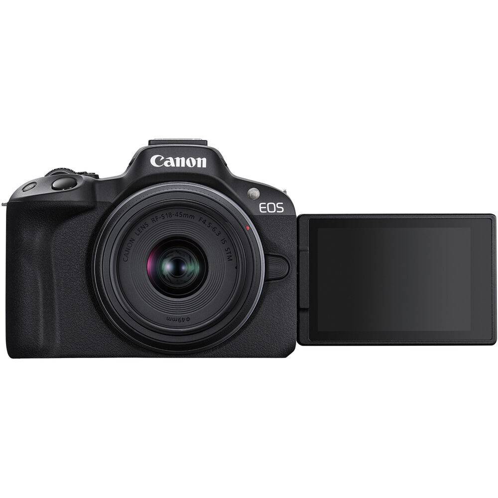 В интернет магазине Фотоаппарат CANON EOS R50 BK + RFS 18-150 S SEE Black (5811C095)