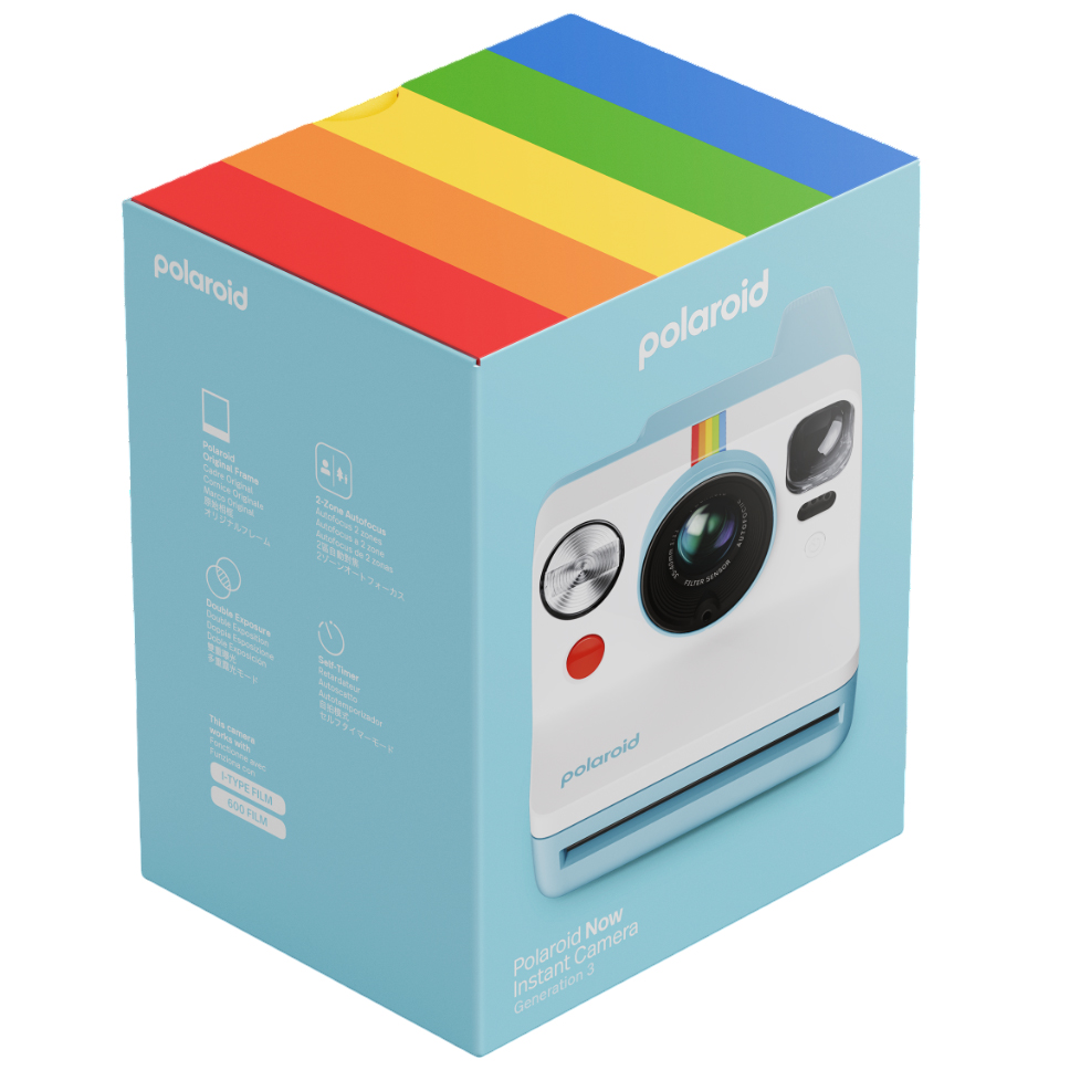 Зображення Фотоапарат POLAROID Now Generation 3 Arctic Blue (9157)