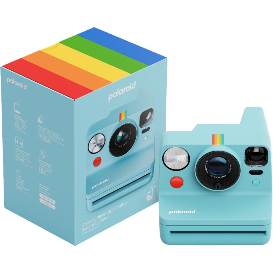 Изображение Фотоаппарат POLAROID Now+ Gen 3 Arctic Blue (9163)