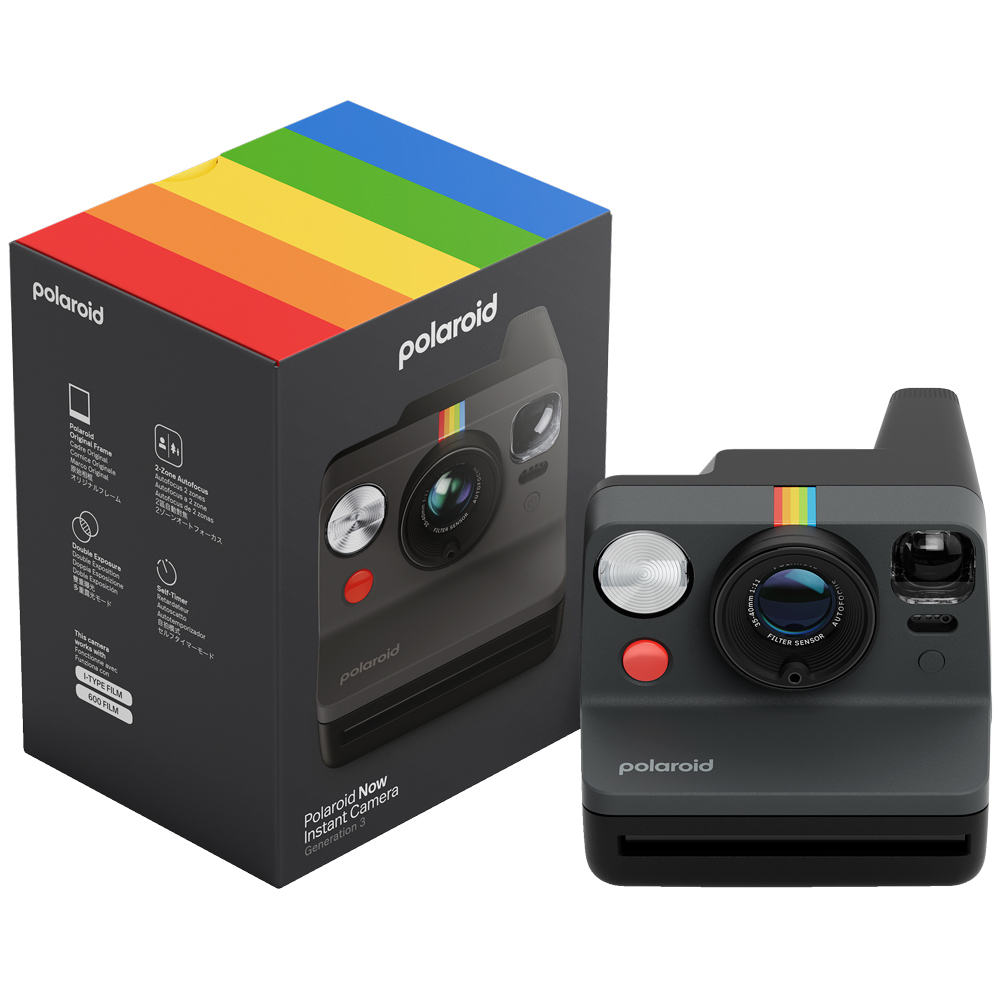 В Украине Фотоаппарат POLAROID Now Generation 3 Black (9154)