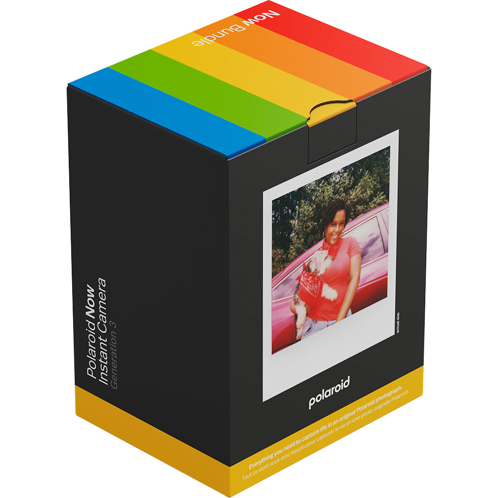 Фотоаппарат POLAROID Now Gen 3 Black + Color Film Bundle 8 photos (6572) Тип мгновенной печати