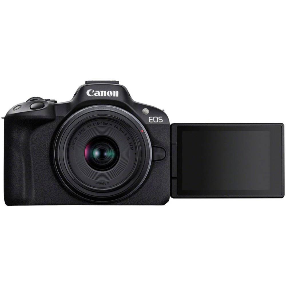 Фотоаппарат CANON EOS R50 RF-S 18-45 IS STM Black (5811C033BA) Тип матрицы CMOS (КМОП)