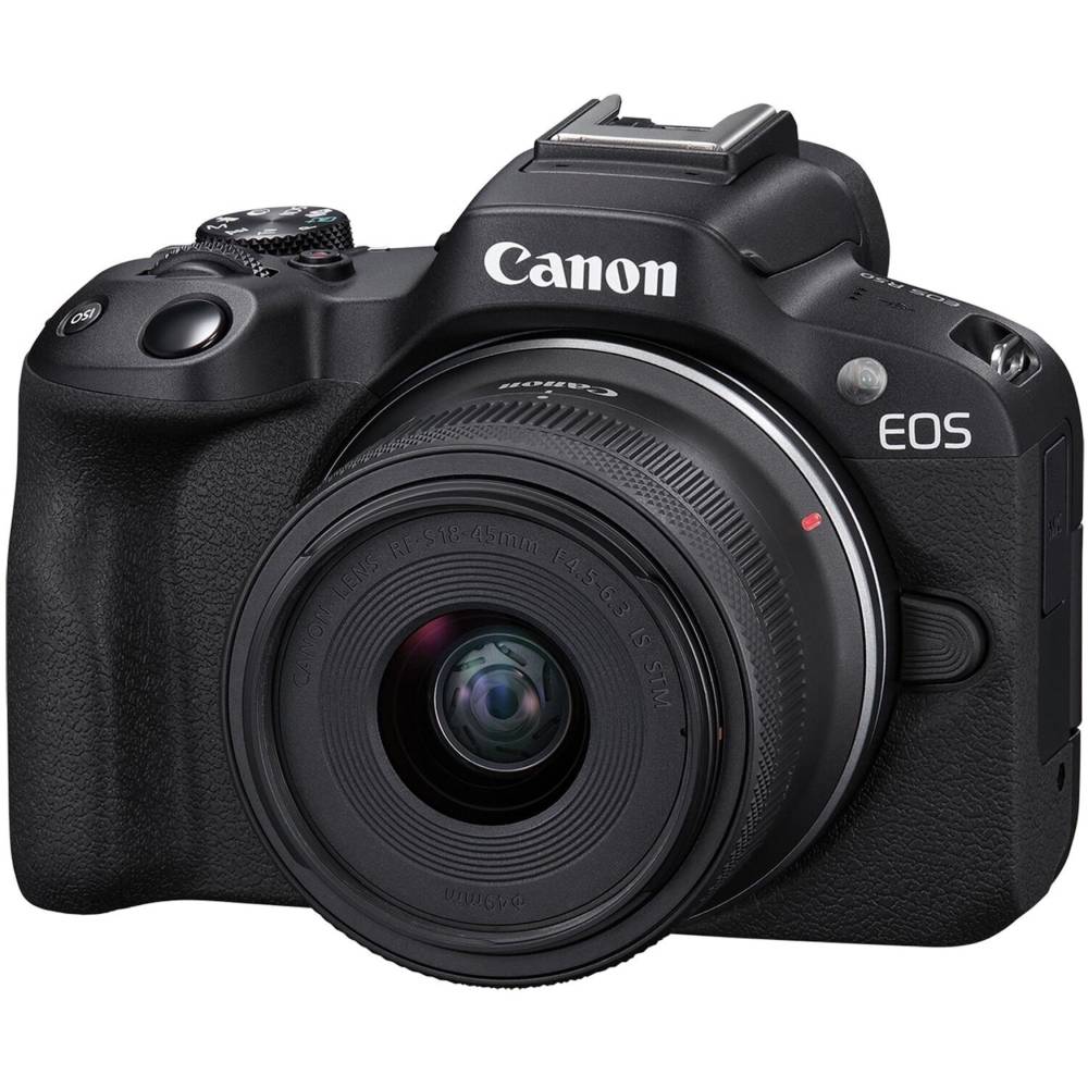 Фотоаппарат CANON EOS R50 RF-S 18-45 IS STM Black (5811C033BA) Тип системный