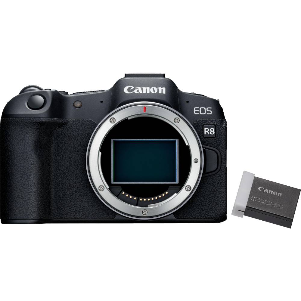 Фотоаппарат CANON EOS R8 Body + LP-E17 Black (5803C087AA) Кол-во эффективных мегапикселей 24.2