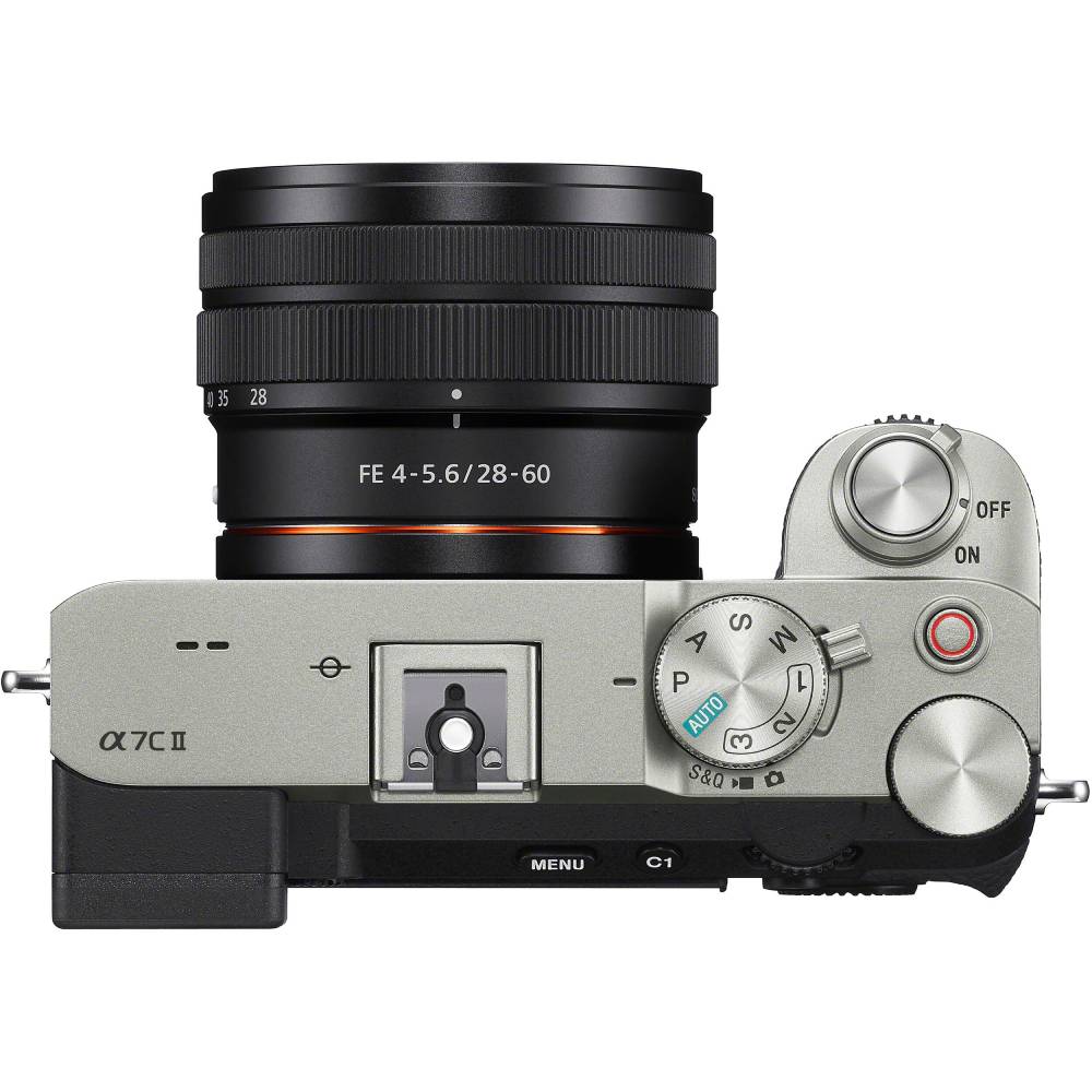 Изображение Фотоаппарат SONY Alpha 7CII FE 28-60mm F4-5.6 Silver (ILCE7CM2LS.CEC)