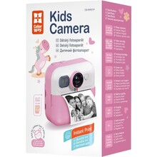 Дитячий фотоапарат COLORWAY з функцією моментального друку Pink (CW-PHP01P)