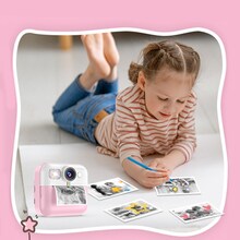 Дитячий фотоапарат COLORWAY з функцією моментального друку Pink (CW-PHP01P)