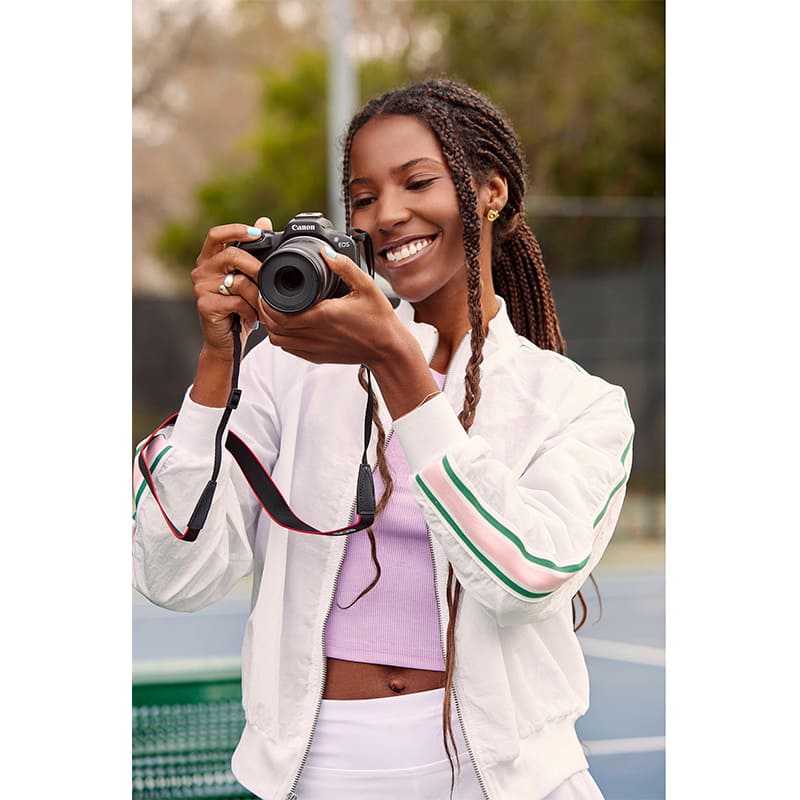 Фото 25 Фотоаппарат CANON EOS R50 + RF-S 18-45 IS STM + RF 75-300 Black (5811C150)