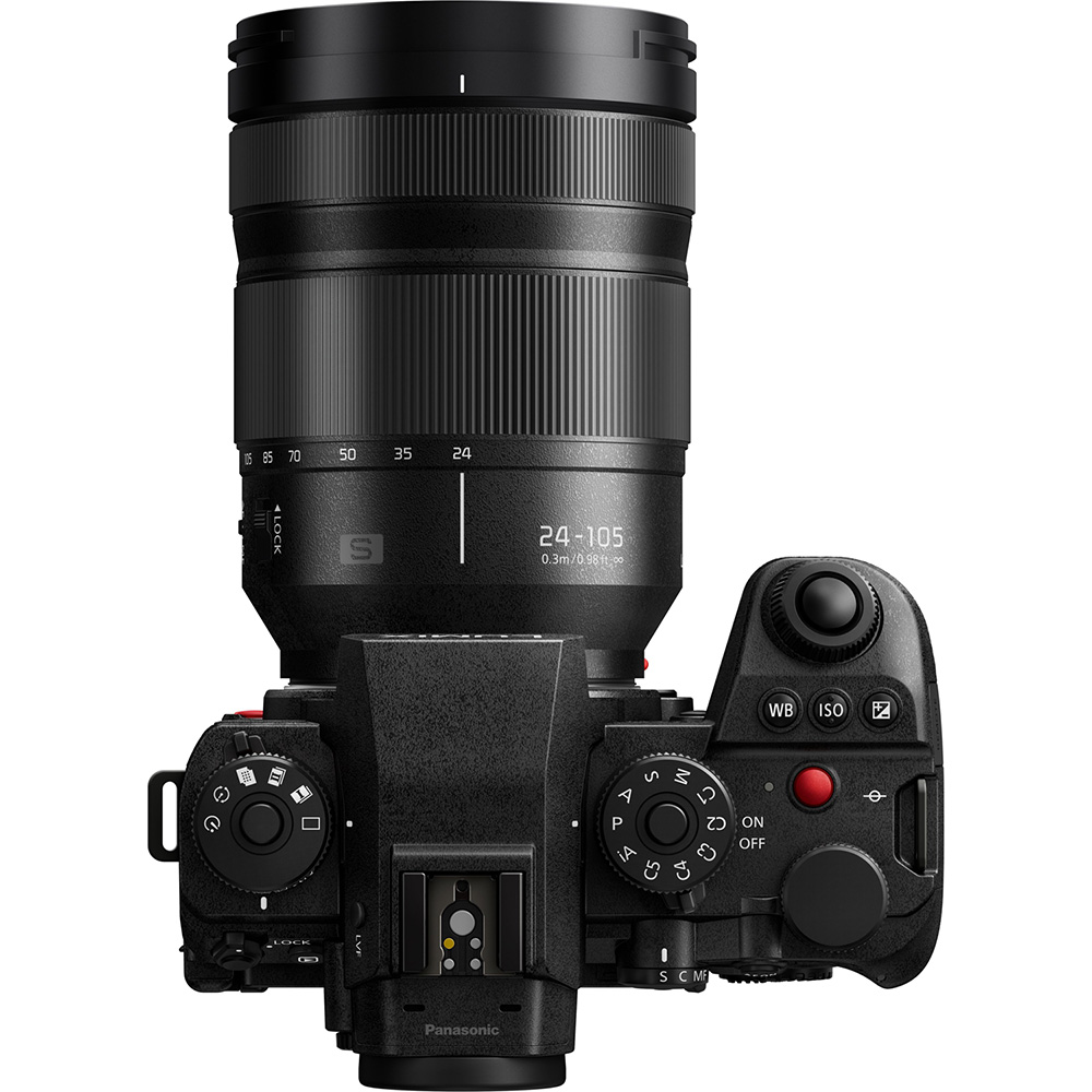 В Україні Фотоапарат PANASONIC Lumix DC-S1 IIE Kit 24-105mm Black (DC-S1M2ESME)