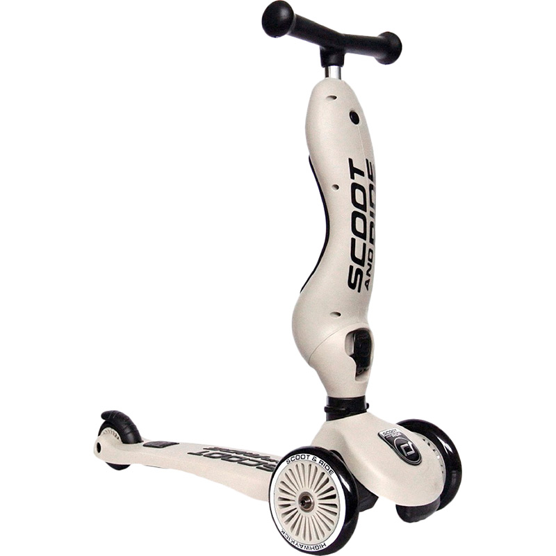 

Самокат SCOOT&RIDE Highwaykick-1 Grey (SR-160629-ASH), Самокат серії Highwaykick-1 світло-сірий