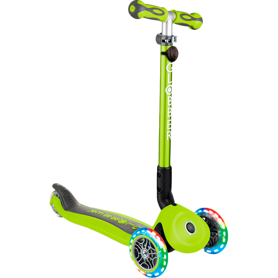 

Самокат GLOBBER GO UP DELUXE LIGHTS 5 в 1 Lime Green (646-106), Самокат серії GO UP DELUXE LIGHTS 5в1