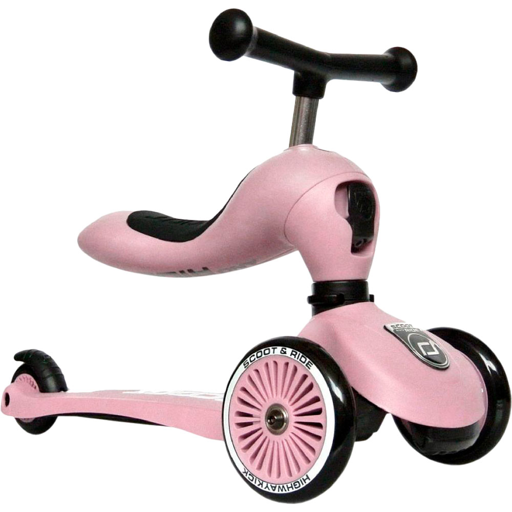 

Самокат-беговел SCOOT&RIDE Highwaykick-1 Rose (SR-160629-ROSE), Самокат Highwaykick-1 пастельно-розовый,