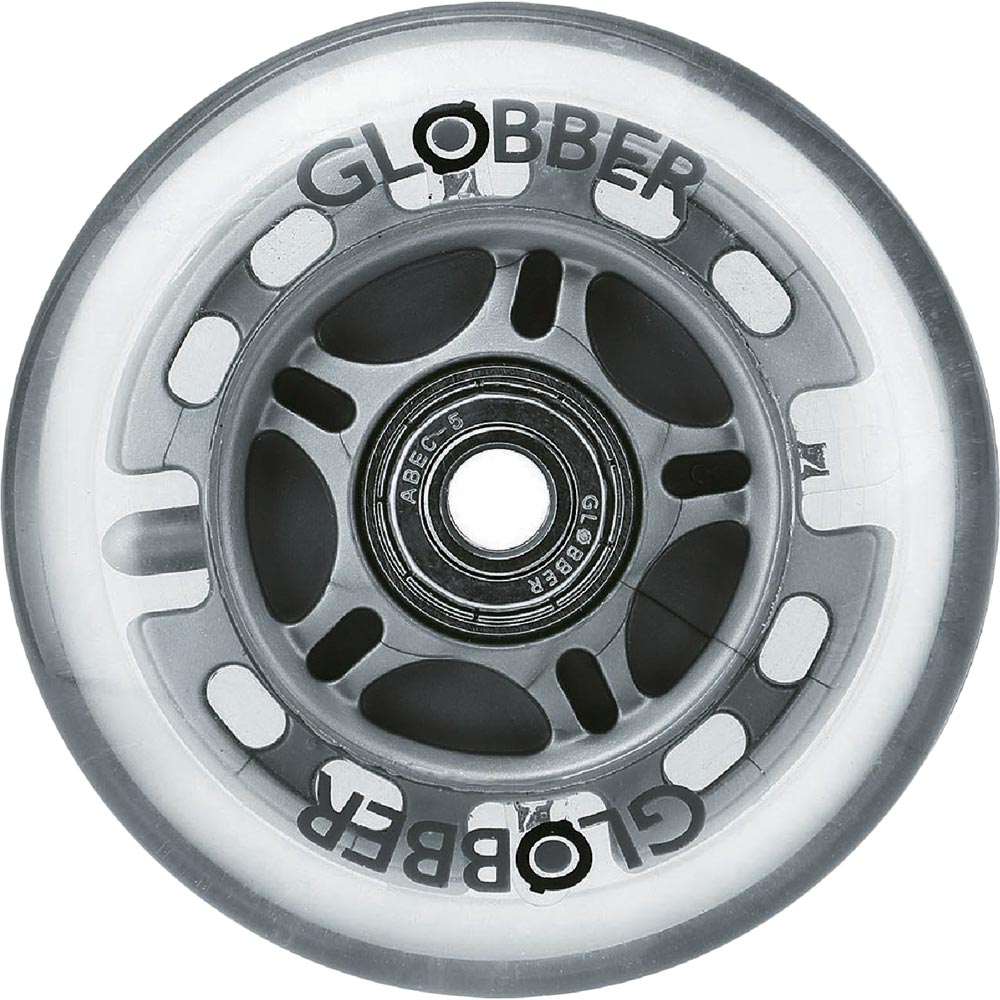 

Запчасть к самокатам Globber серии Primo/Evo Колесо 80 мм светящееся (526-011), Запчастина до самокатів серій PRIMO/EVO Колесо