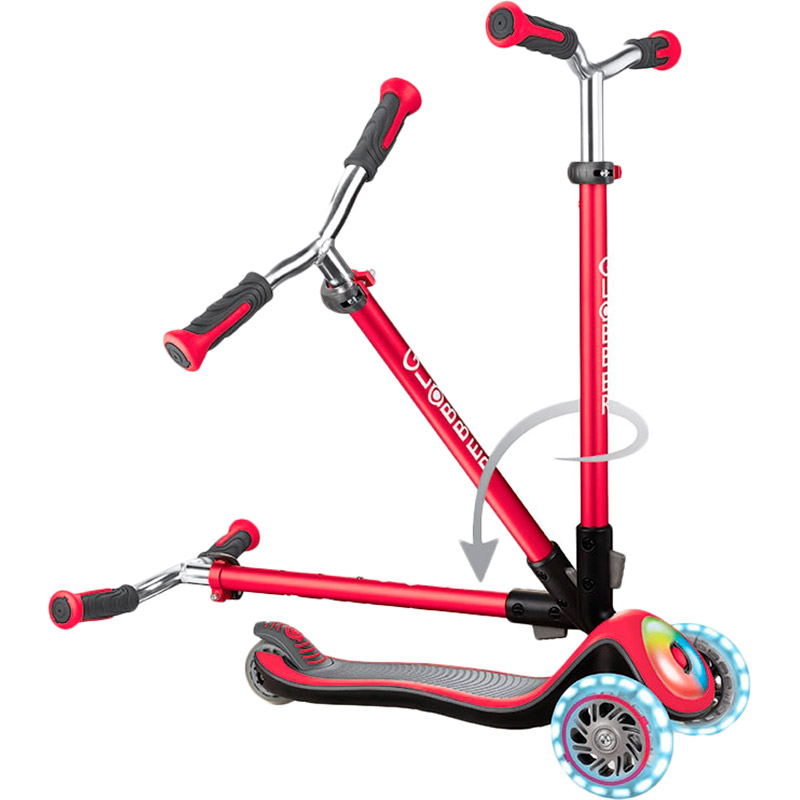Самокат GLOBBER ELITE PRIME Red (444-802) Кількість коліс 3