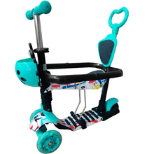 Самокат X-TREME KS-705-5W бирюзовый (133927)