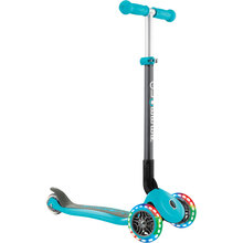 Самокат GLOBBER Primo Foldable Lights Turquoise (432-105-2)