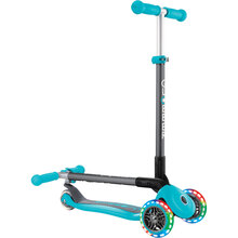 Самокат GLOBBER Primo Foldable Lights Turquoise (432-105-2)