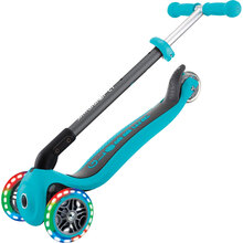 Самокат GLOBBER Primo Foldable Lights Turquoise (432-105-2)