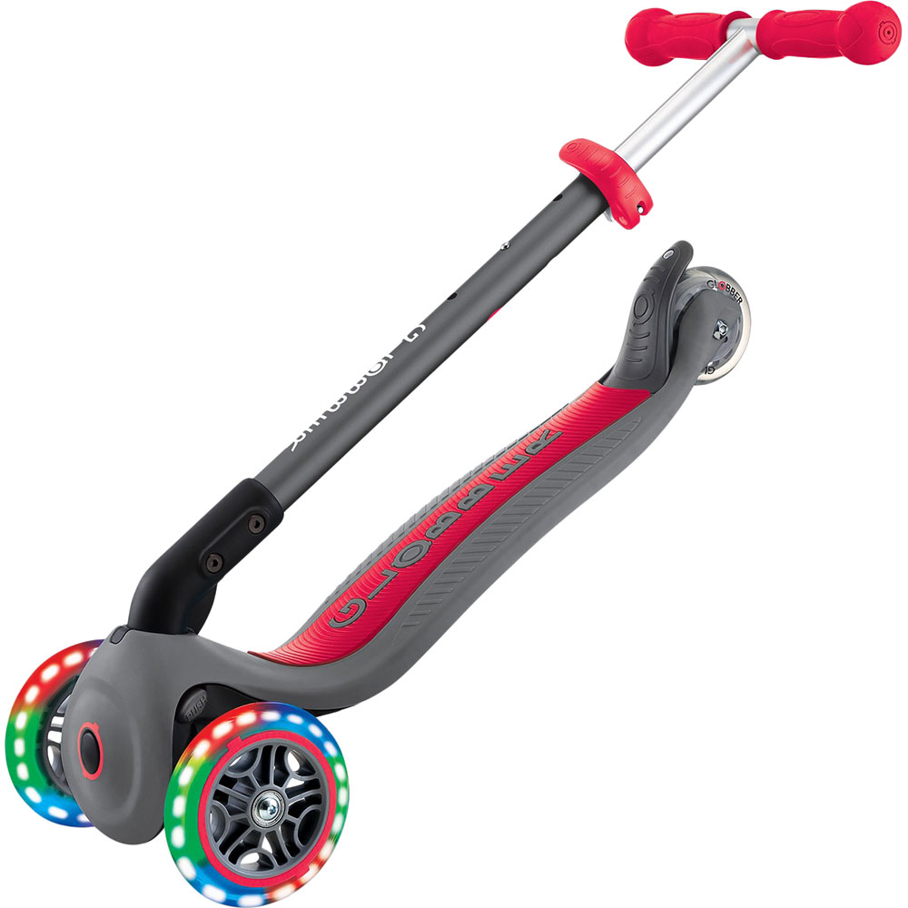 Самокат GLOBBER Primo Foldable Lights Red (432-120-2) Матеріал рами сталь